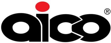 AICO logo black and red text - ACIO are the European market leader in home life safety
