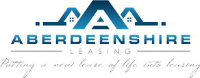 Aberdeenshire Leasing logo text reads putting a new lease of life into leasing 